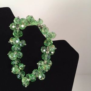 Green gem bracelet.